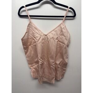 Ettitude Bamboo‎ Sateen Camisole Sleepwear Lingerie Top Small Blush Pink NEW #19
